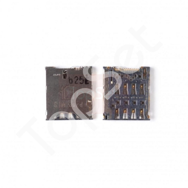 Коннектор SIM HTC One S/8S/Desire 700 Dual/C6502/C6503 (ZL) Коннектор SIM HTC One S/8S/Desire 700 Dual/C6502/C6503 (ZL)
