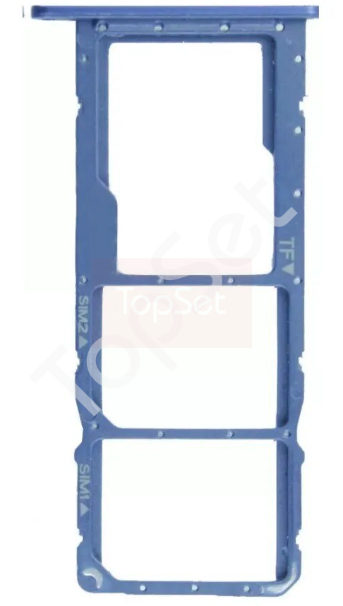 Контейнер SIM/SIM Лоток Huawei Honor 9A/Y6p Голубой Контейнер SIM/SIM Лоток Huawei Honor 9A/Y6p Голубой