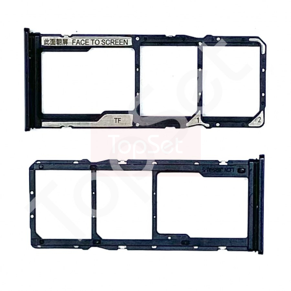 Контейнер SIM/SIM Лоток Xiaomi Poco M3/PocoM3 Черный