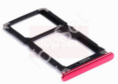 Контейнер SIM/SIM Лоток Xiaomi Mi 8 Lite/Mi8 Lite/Mi8lite Красный Контейнер SIM/SIM Лоток Xiaomi Mi 8 Lite/Mi8 Lite/Mi8lite Красный