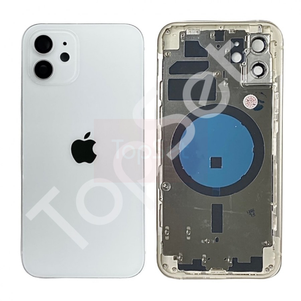 Корпус iPhone 12 Белый (1 Sim) Белый - ПРЕМИУМ Корпус iPhone 12 Белый (1 Sim) Белый - ПРЕМИУМ