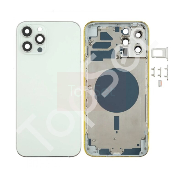 Корпус iPhone 12 Pro Max/12Pro Max/12ProMax Белый - ПРЕМИУМ