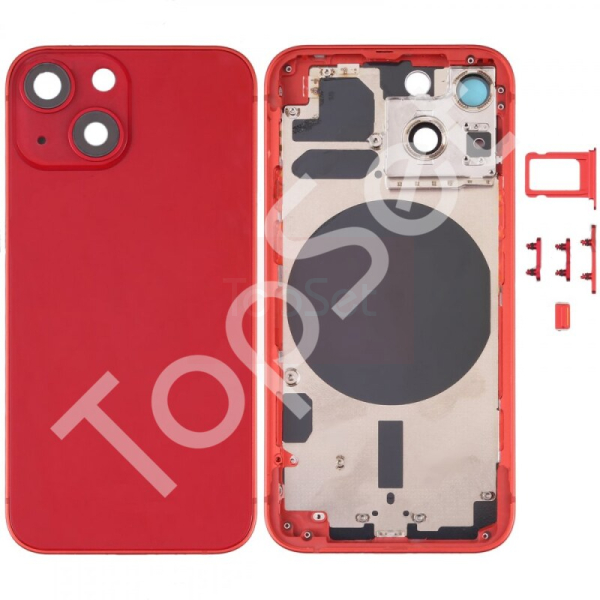 Корпус iPhone 13 mini/13mini Красный - ПРЕМИУМ Корпус iPhone 13 mini/13mini Красный - ПРЕМИУМ