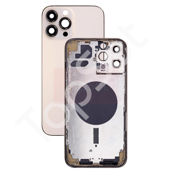 Корпус iPhone 13 Pro Max/13Pro Max/13ProMax Золото - ПРЕМИУМ Корпус iPhone 13 Pro Max/13Pro Max/13ProMax Золото - ПРЕМИУМ