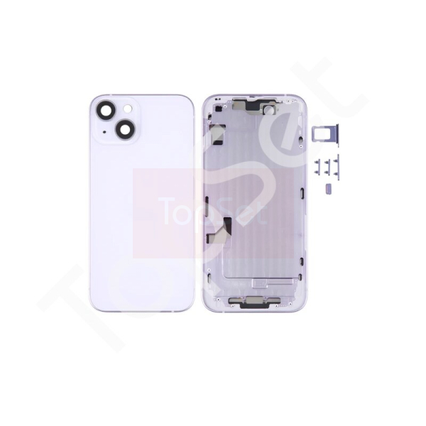 Корпус iPhone 14 Plus/14Plus/14 +/14+ Белый - ПРЕМИУМ Корпус iPhone 14 Plus/14Plus/14 +/14+ Белый - ПРЕМИУМ