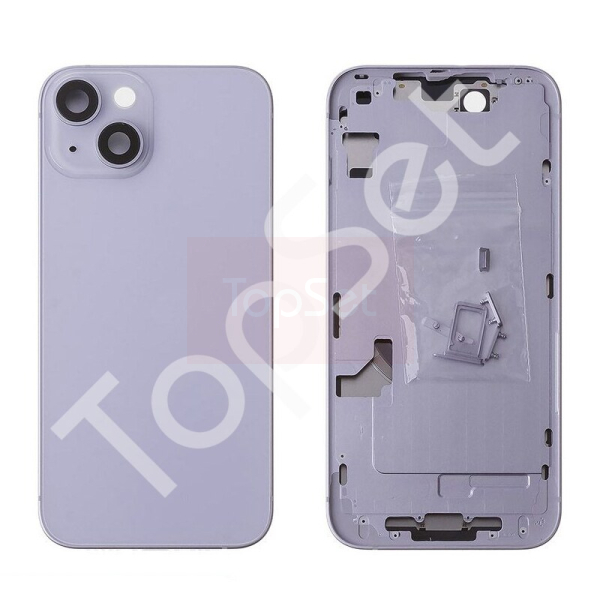 Корпус iPhone 14 Plus/14Plus/14 +/14+ Фиолетовый - ПРЕМИУМ Корпус iPhone 14 Plus/14Plus/14 +/14+ Фиолетовый - ПРЕМИУМ