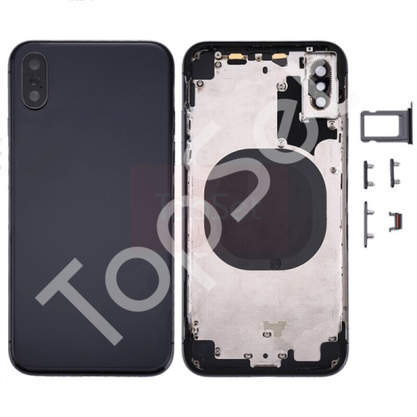 Корпус iPhone X Черный - ПРЕМИУМ