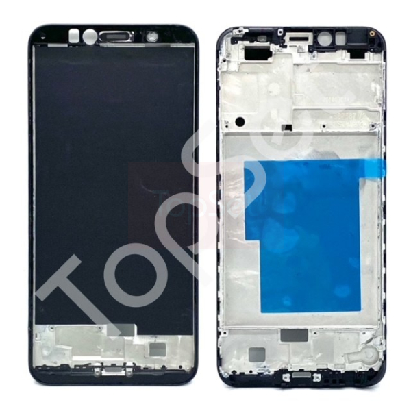 Рамка дисплея Huawei Honor 7A Pro/Honor 7C/Y6 2018/Y6 Prime 2018/Nova 2 Lite 2017 (AUM-L29/AUM-L31/AUM-L41/ATU-L31/ATU-L42) Черная
