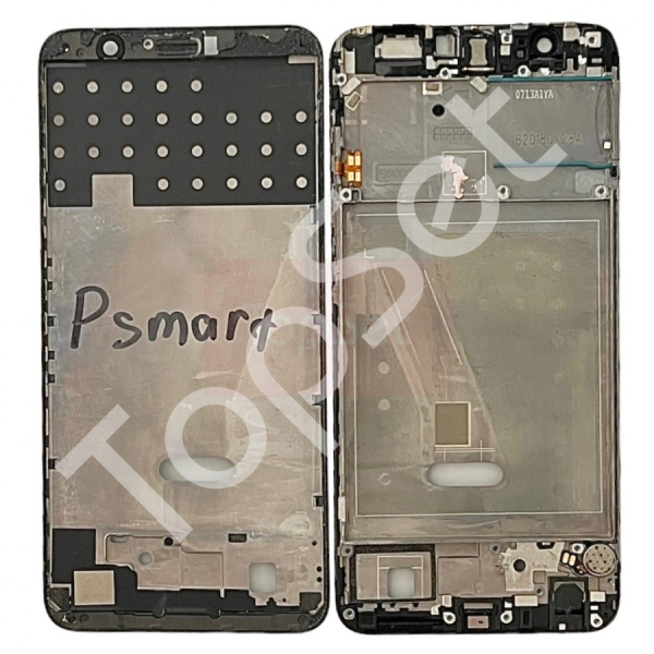 Рамка дисплея Huawei P Smart/Psmart/Enjoy 7S (FIG-LX1) Черная - ОРИГИНАЛ-СНЯТЫЙ (АКЦИЯ) (-40%)