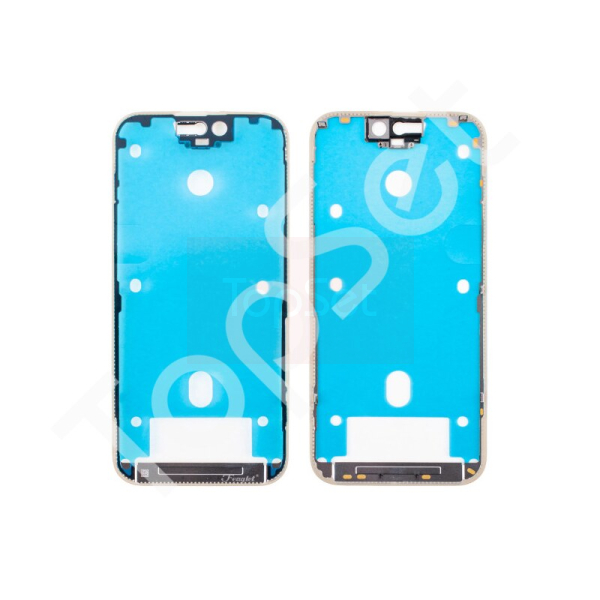 Рамка дисплея iPhone 15 Pro/15Pro Черный - ОРИГИНАЛ (Feaglet)