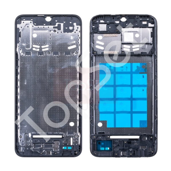Рамка дисплея Samsung A032F (A03 Core) Черная (возможен дефект ЛКП)