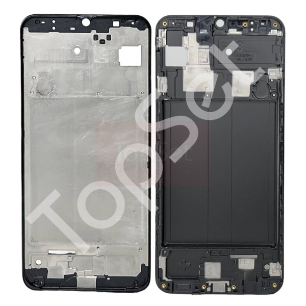 Рамка дисплея Samsung A305F (A30) Черная (возможен дефект ЛКП)