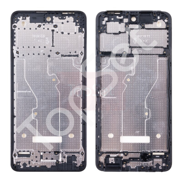 Рамка дисплея Tecno Spark 20C Черный (возможен дефект ЛКП)