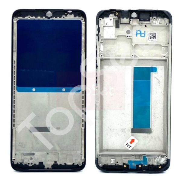 Рамка дисплея Xiaomi Poco M3/PocoM3/Redmi 9T Черная (возможен дефект ЛКП)