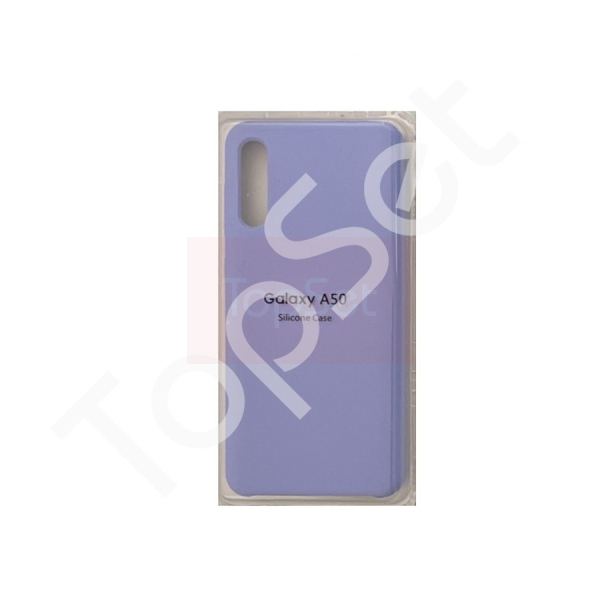 Чехол силиконовый Silicone Case Samsung A50 (A505) (цвет 13) Фиалковый