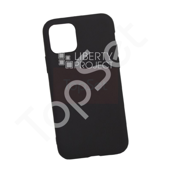 Силиконовый чехол "LP" iPhone 11 Pro/11Pro TPU (черный непрозрачный) коробка