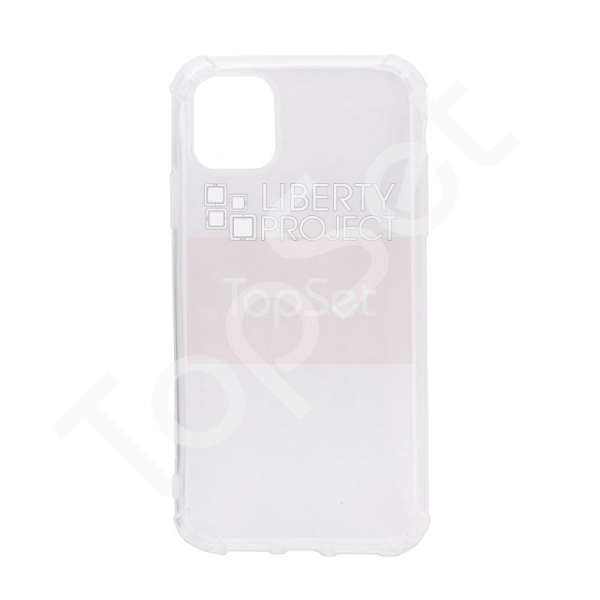 Силиконовый чехол "LP"  iPhone 11 ударопрочный TPU Armor Case (прозрачный) европакет
