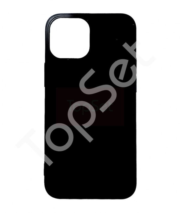 Силиконовый чехол "LP" iPhone 13 mini/13mini TPU (черный непрозрачный) европакет