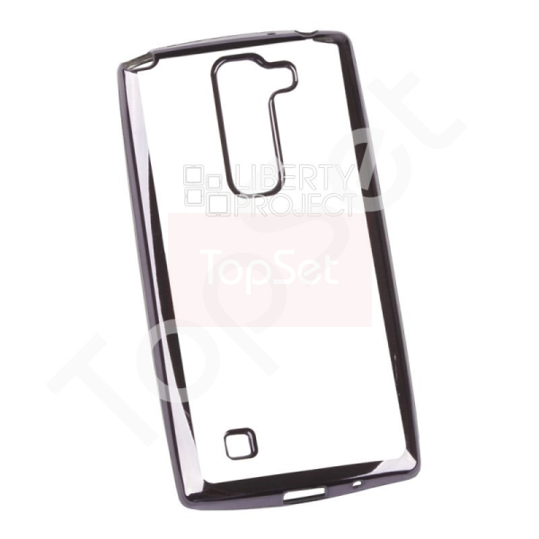 Силиконовый чехол "LP" LG Magna TPU (прозрачный с черной хром рамкой) европакет Силиконовый чехол "LP" LG Magna TPU (прозрачный с черной хром рамкой) европакет