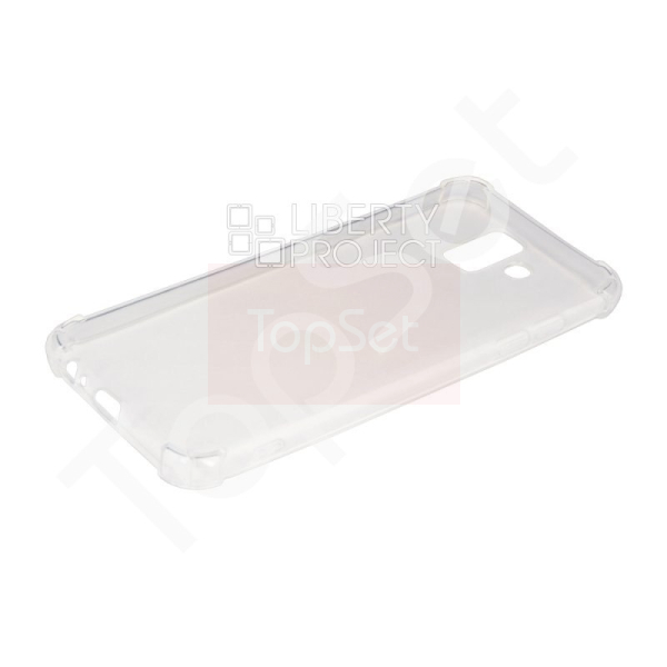 Силиконовый чехол "LP" Samsung A6 SM-A600 ударопрочный TPU Armor Case (прозрачный) европакет