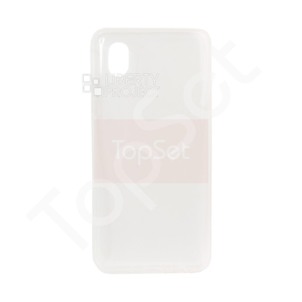 Силиконовый чехол "LP" Samsung Galaxy A01 Core TPU (прозрачный) коробка