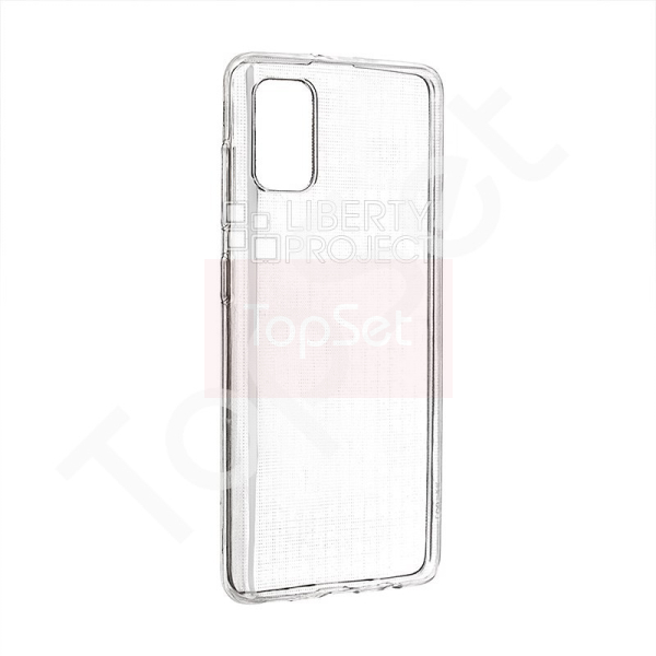 Силиконовый чехол "LP" Samsung Galaxy A41 TPU (прозрачный) европакет