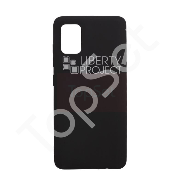 Силиконовый чехол "LP" Samsung Galaxy A51 TPU (черный непрозрачный) европакет