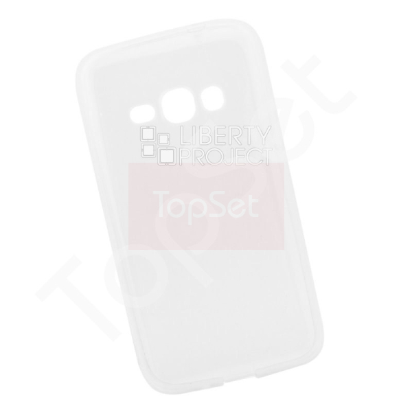 Силиконовый чехол "LP" Samsung Galaxy J1 2016 TPU (прозрачный) европакет