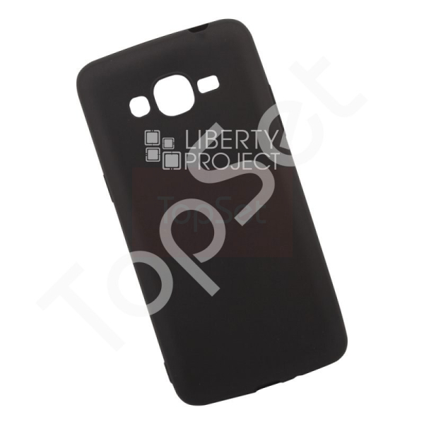 Силиконовый чехол "LP" Samsung Galaxy J2 Prime (SM-G532) TPU (черный непрозрачный) европакет