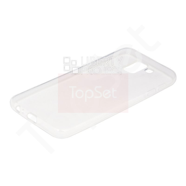 Силиконовый чехол "LP" Samsung Galaxy J6 SM-J600 TPU (прозрачный) европакет