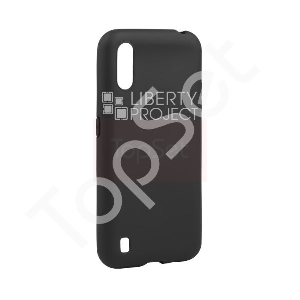 Силиконовый чехол "LP" Samsung Galaxy M01 TPU (черный непрозрачный) европакет