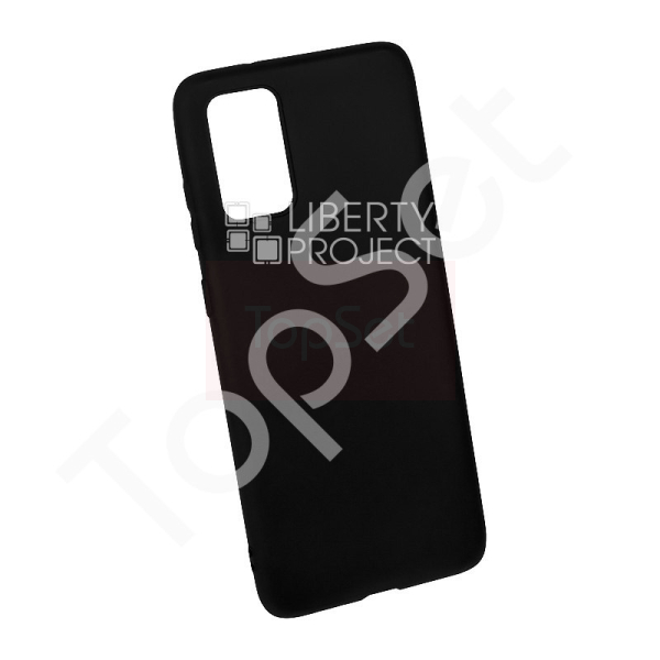 Силиконовый чехол "LP" Samsung Galaxy S20+ TPU (черный/европакет)