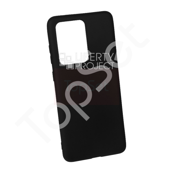 Силиконовый чехол "LP" Samsung Galaxy S20 Ultra TPU (черный/европакет)