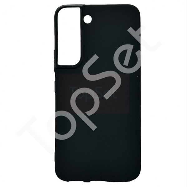 Силиконовый чехол "LP" Samsung Galaxy S22 TPU (черный непрозрачный) европакет