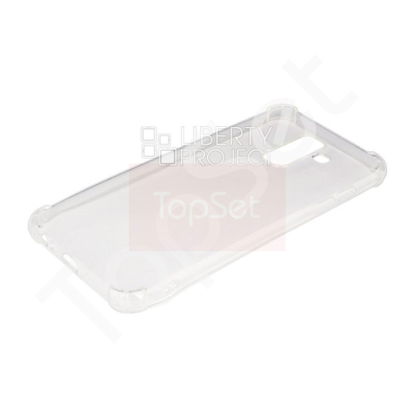 Силиконовый чехол "LP" Samsung J8 SM-J810 ударопрочный TPU Armor Case (прозрачный) европакет