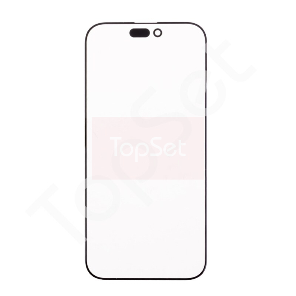 Стекло iPhone 16 Plus (A3290) в сборе с OCA Черный - ОРИГИНАЛ (Feaglet)