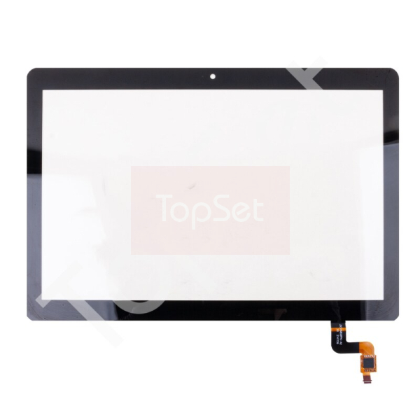 Стекло (переклей) Huawei MediaPad T3 10" в сборе с тачскрином и OCA пленкой Черный - ОРИГИНАЛ (Mitsubishi)