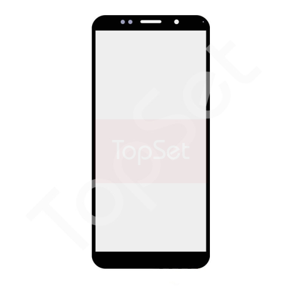 Стекло (переклей) Huawei Y5 2018/Y5 Prime 2018/Y5 Lite 2018 в сборе с тачскрином и OCA пленкой Черный - ОРИГИНАЛ