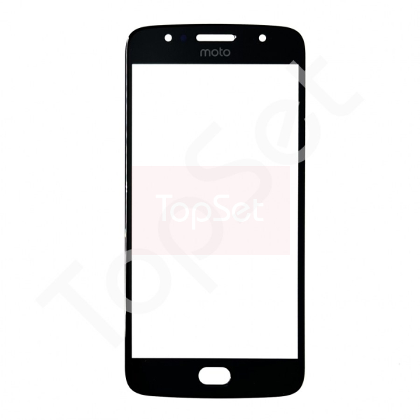Стекло (переклей) Motorola Moto G5S Черный