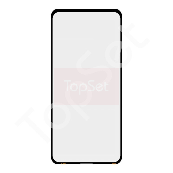 Стекло (переклей) + OCA Asus ZS670KS (Zenfone 7) Черный