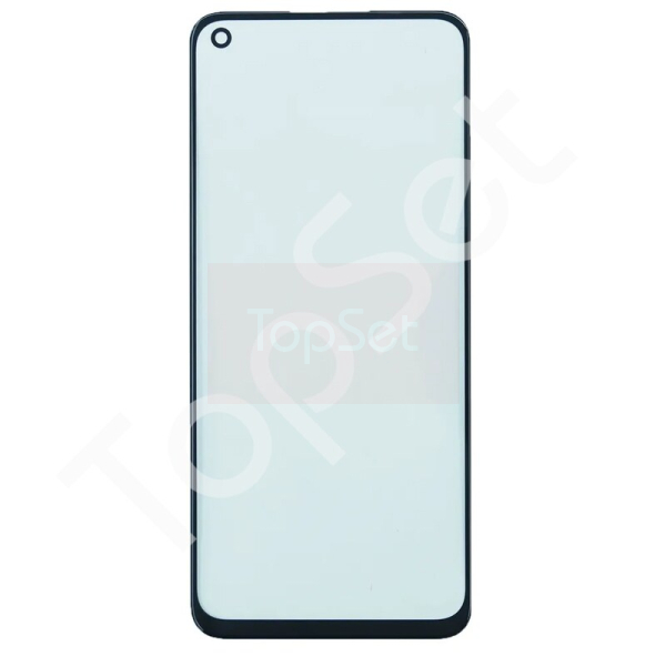 Стекло (переклей) + OCA OPPO A55 4G Черный
