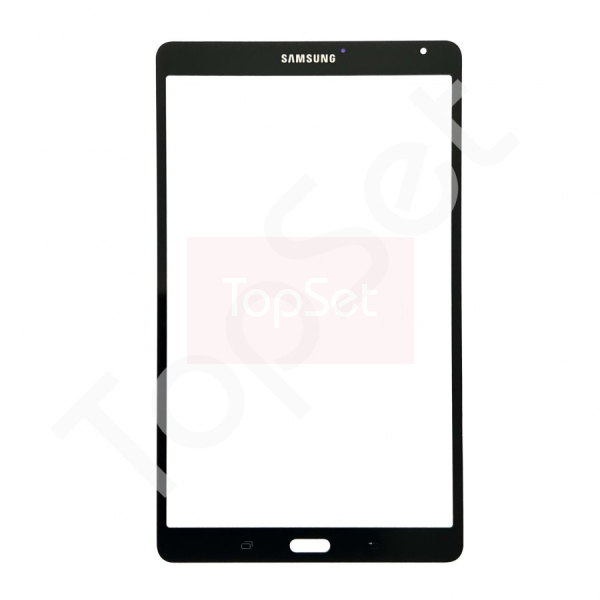 Стекло (переклей) + OCA Samsung T700 (Tab S 8.4") Черный