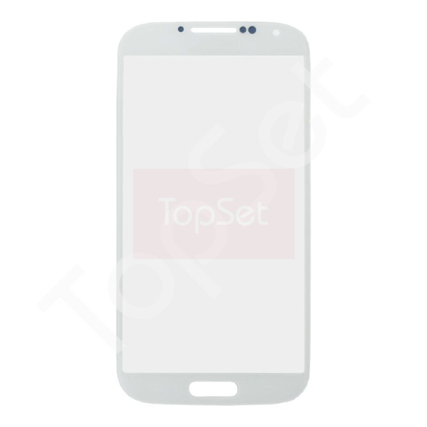 Стекло (переклей) + Пленка OCA Samsung i9500 Белый