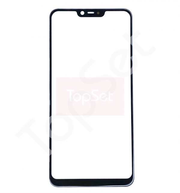 Стекло (переклей) ZTE Blade A5 2020/Blade A7 2020/A7 2019/A51 Lite/A51Lite Черное