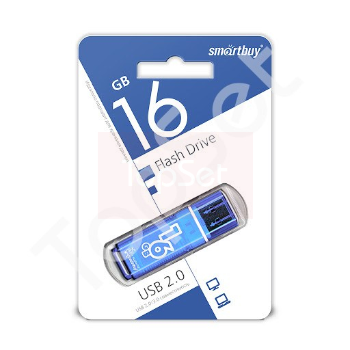 USB-флеш 16GB Smart Buy Glossy Синий USB-флеш 16GB Smart Buy Glossy Синий