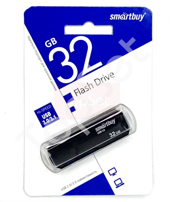 USB-флеш (USB 3.1) 32GB Smart Buy Clue Черный USB-флеш (USB 3.1) 32GB Smart Buy Clue Черный