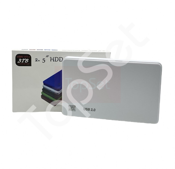 Внешний корпус жесткого диска DM-2508 (SATA 2.5", USB 2.0, пластик) Белый