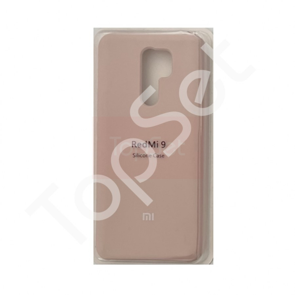 Чехол силиконовый Silicone Case Xiaomi Redmi 9 (цвет 18) Розовый песок