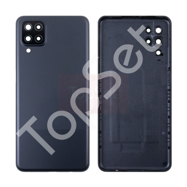 Задняя крышка Samsung A125F/A127F (A12/A12 Nacho) Черный - ПРЕМИУМ