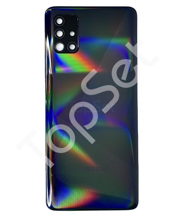 Задняя крышка Samsung A515F (A51) Черный - ПРЕМИУМ Задняя крышка Samsung A515F (A51) Черный - ПРЕМИУМ